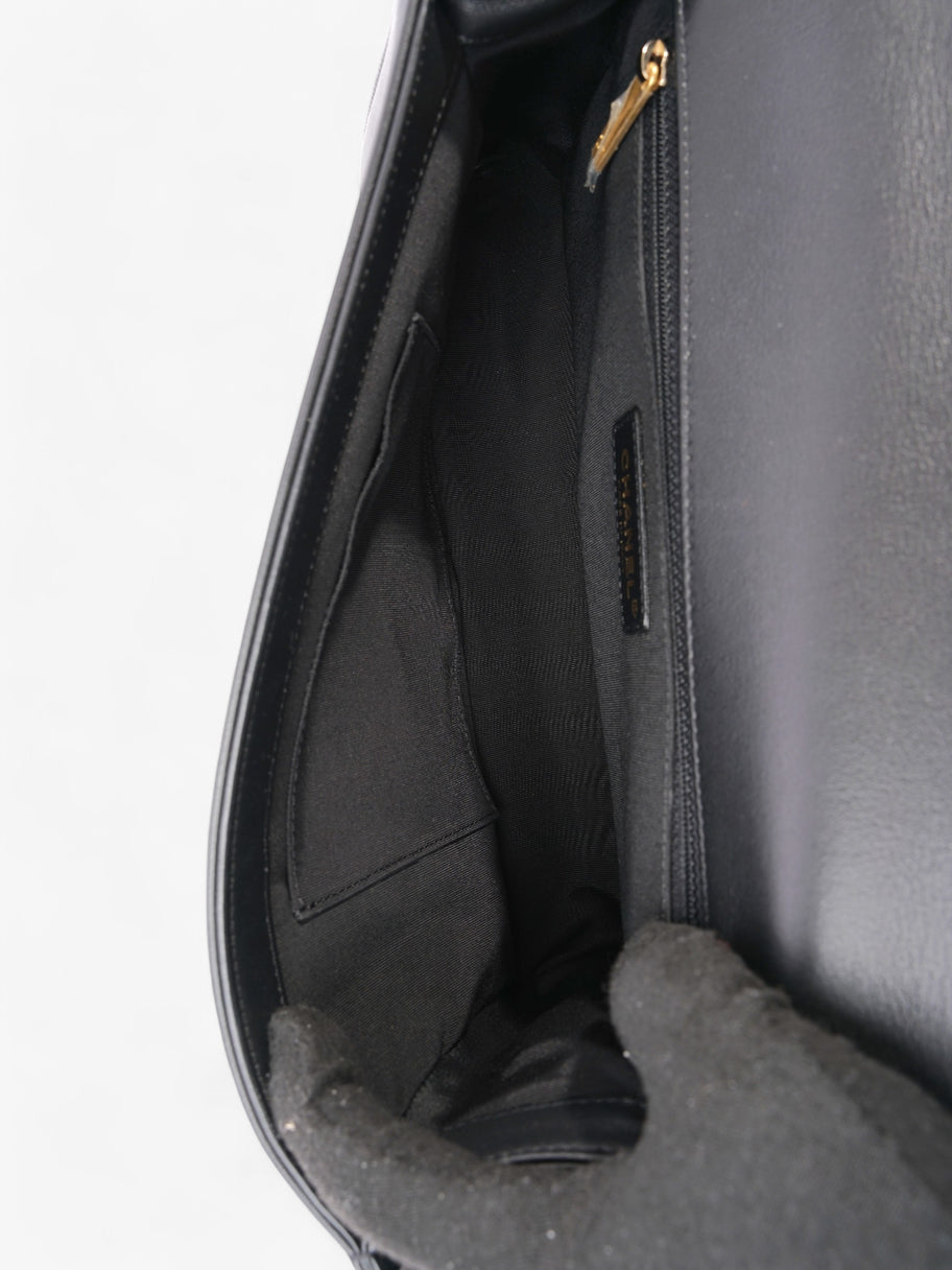 Chanel Boy Bag Black Lambskin Leather New Medium Image 9