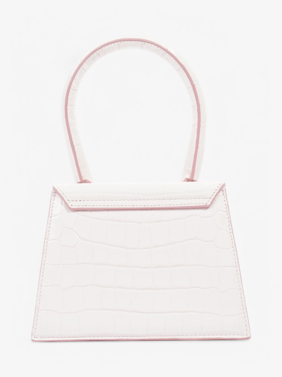 Jacquemus Le Chiquito Pink Embossed Leather Moyen Image 4