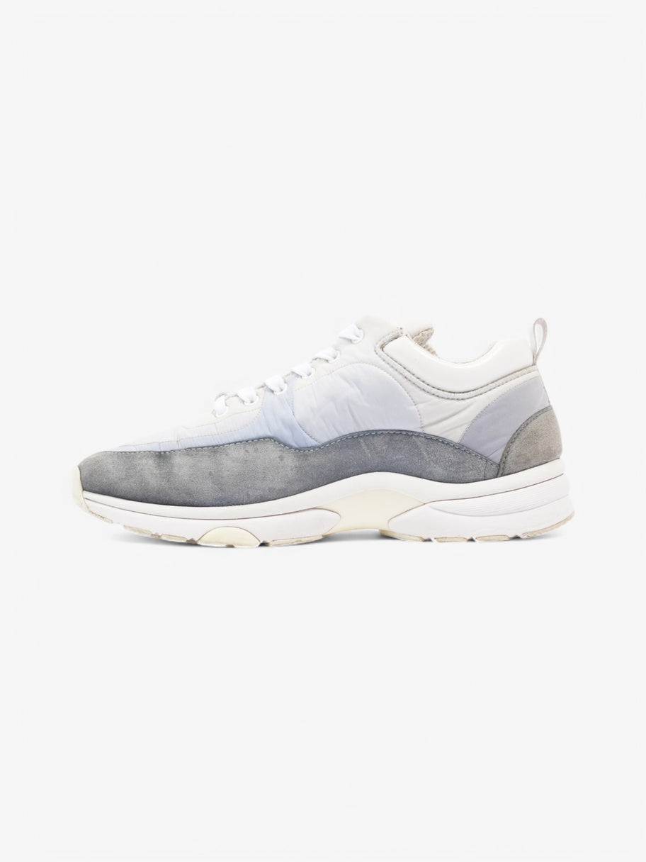 Chanel CC Logo Sneakers Light blue / Blue / White Suede EU 40 UK 7 Image 3