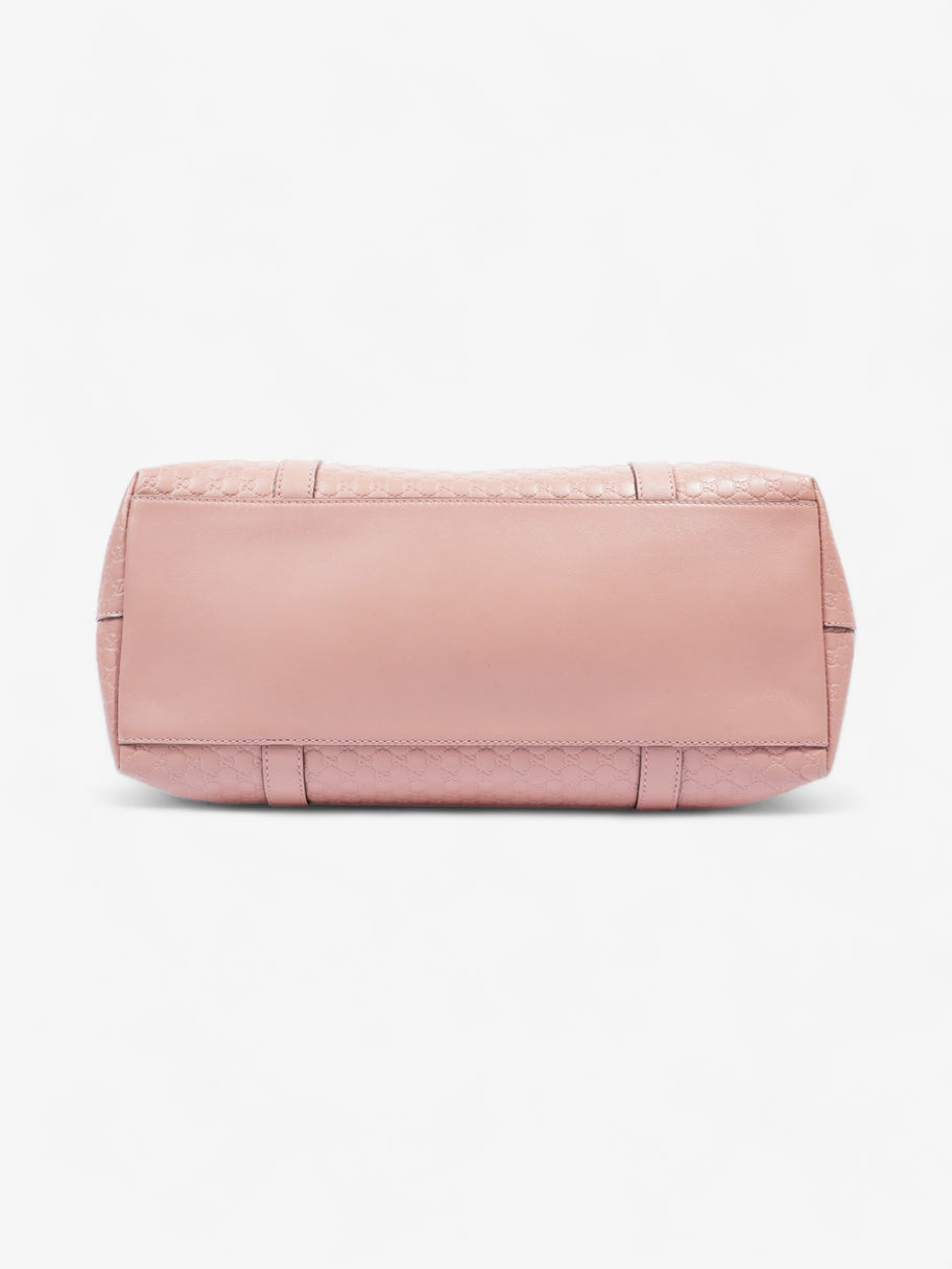 Gucci Microguccissima Tote Pink Leather Image 7