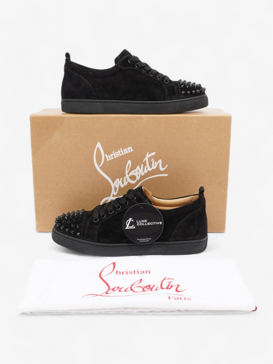 Christian Louboutin Louis Junior Spike Black Velvet EU 37.5 UK 4.5 Image 10