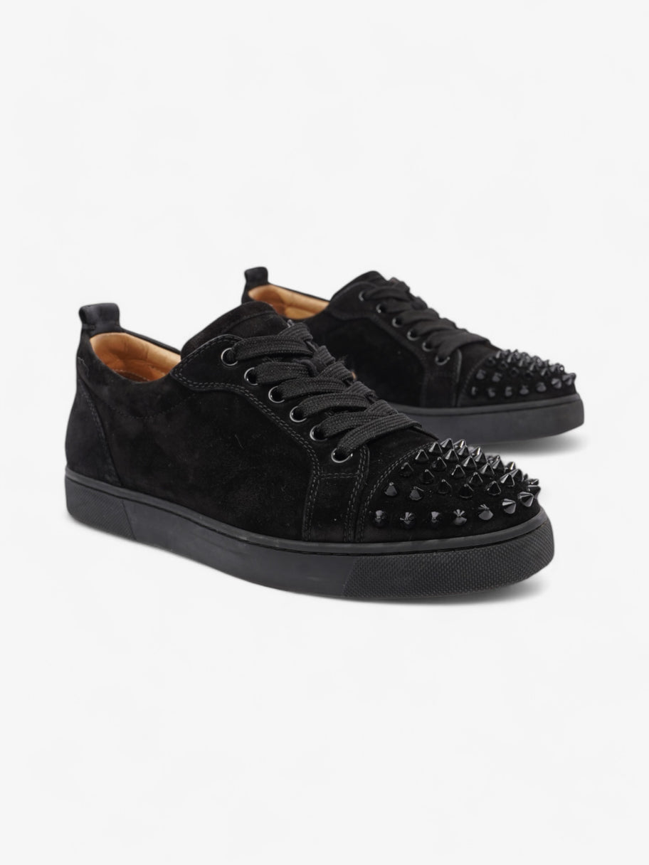 Christian Louboutin Louis Junior Spike Black Velvet EU 37.5 UK 4.5 Image 2