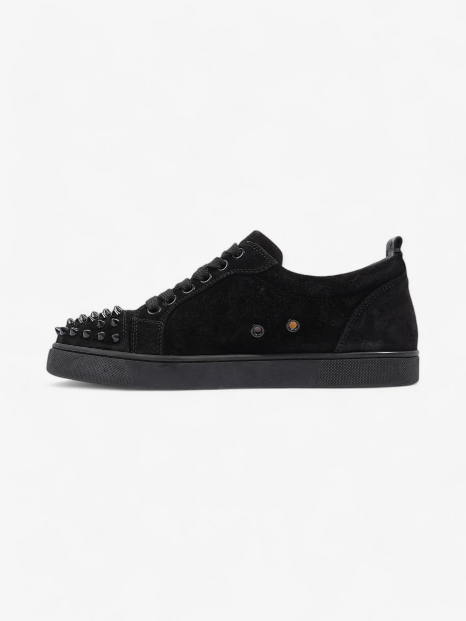 Christian Louboutin Louis Junior Spike Black Velvet EU 37.5 UK 4.5 Image 3
