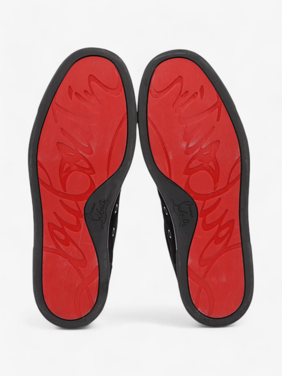 Christian Louboutin Louis Junior Spike Black Velvet EU 37.5 UK 4.5 Image 7