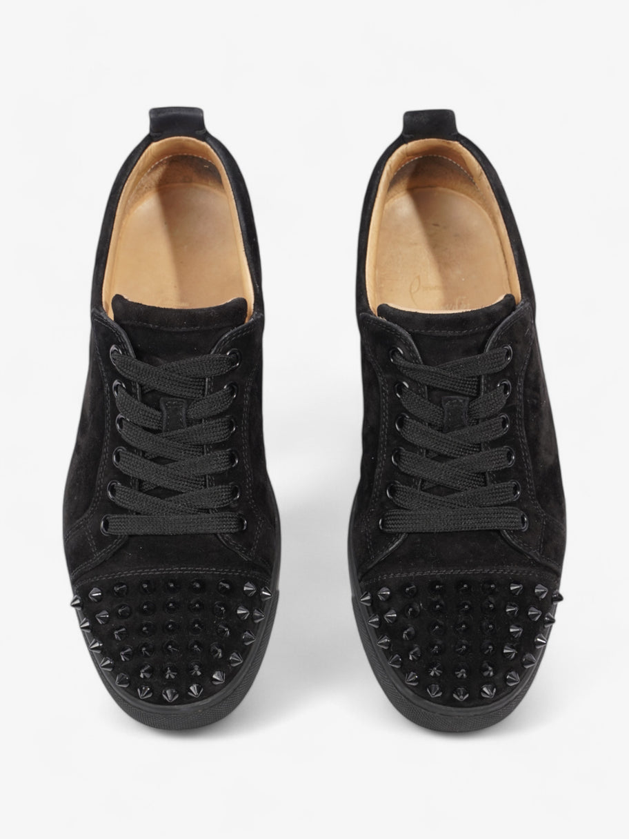 Christian Louboutin Louis Junior Spike Black Velvet EU 37.5 UK 4.5 Image 8