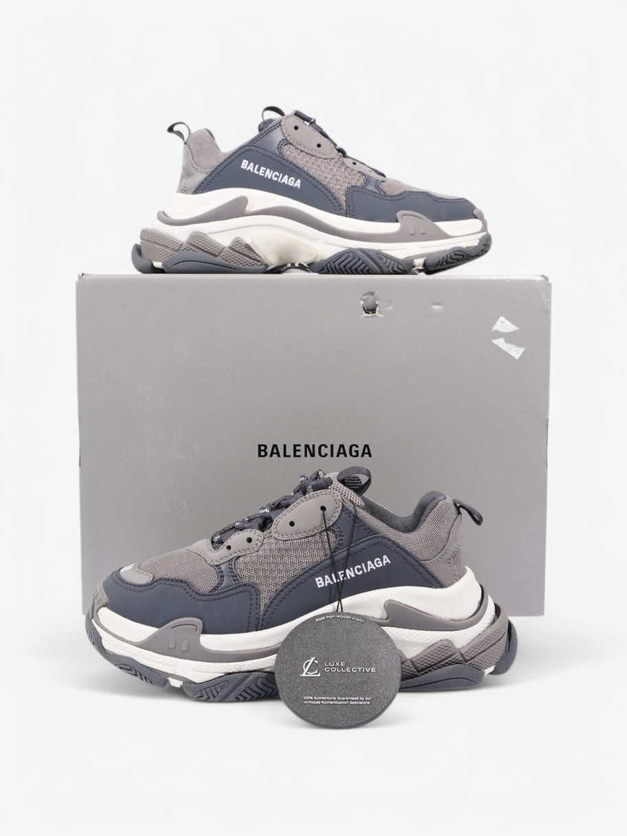 Balenciaga Triple S Dark Grey / Grey / White Mesh EU 38 UK 5 Image 10