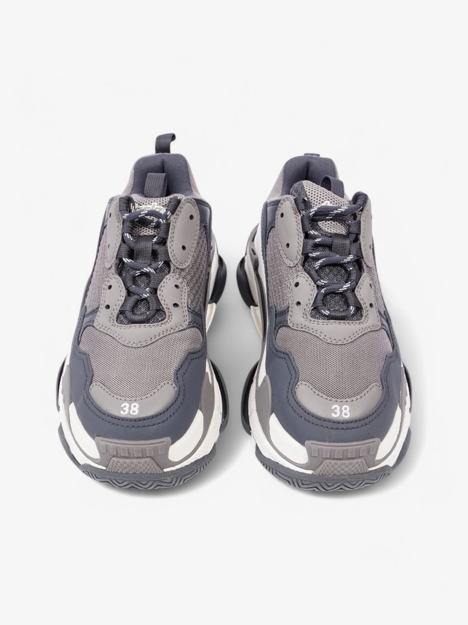 Balenciaga Triple S Dark Grey / Grey / White Mesh EU 38 UK 5 Image 6