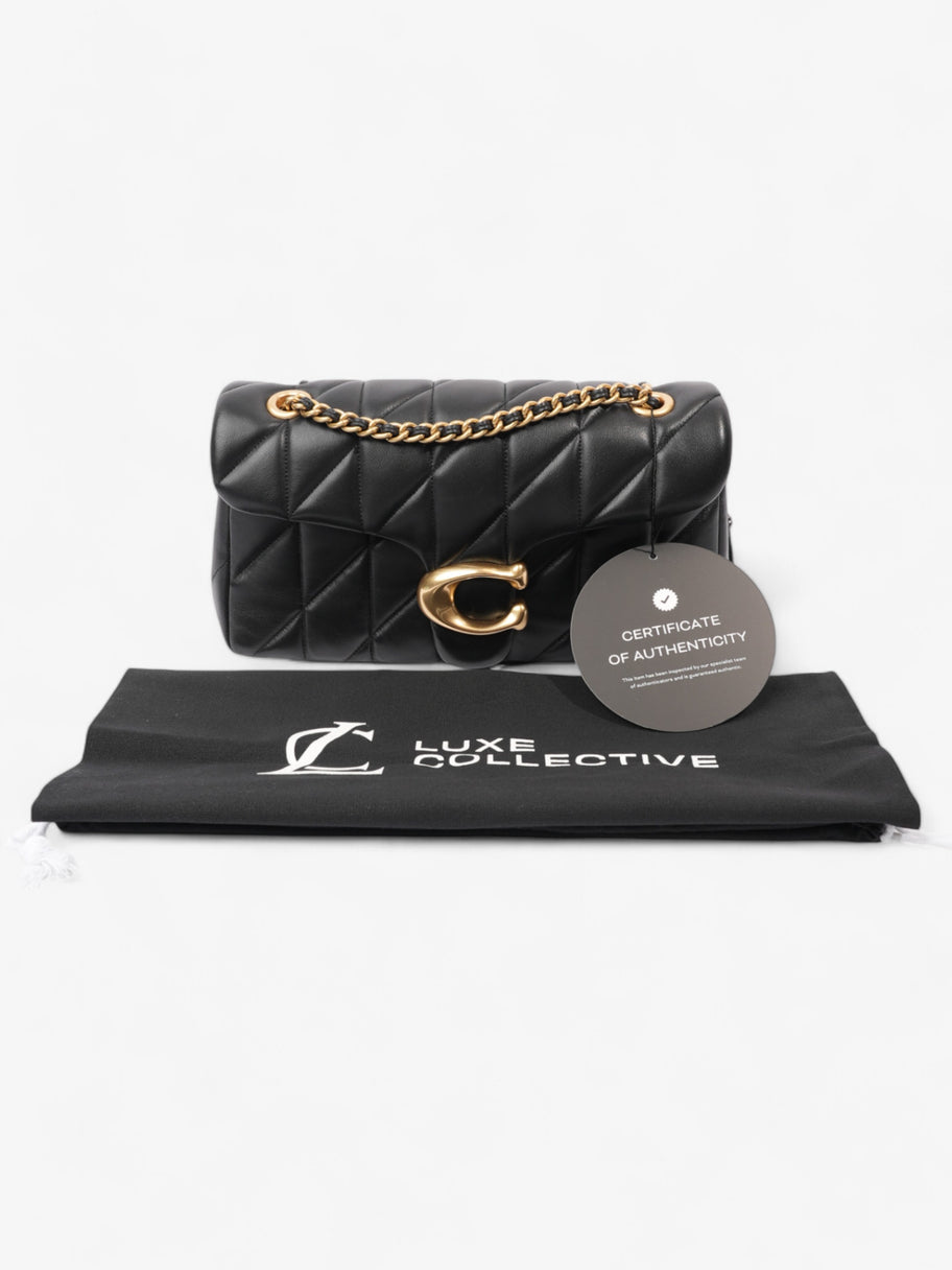 Coach Quilted Tabby Black Leather 26 Image 11