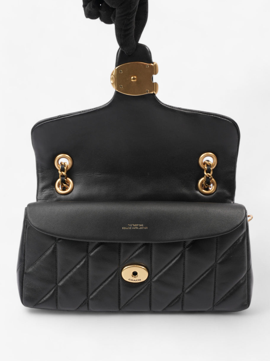 Coach Quilted Tabby Black Leather 26 Image 8