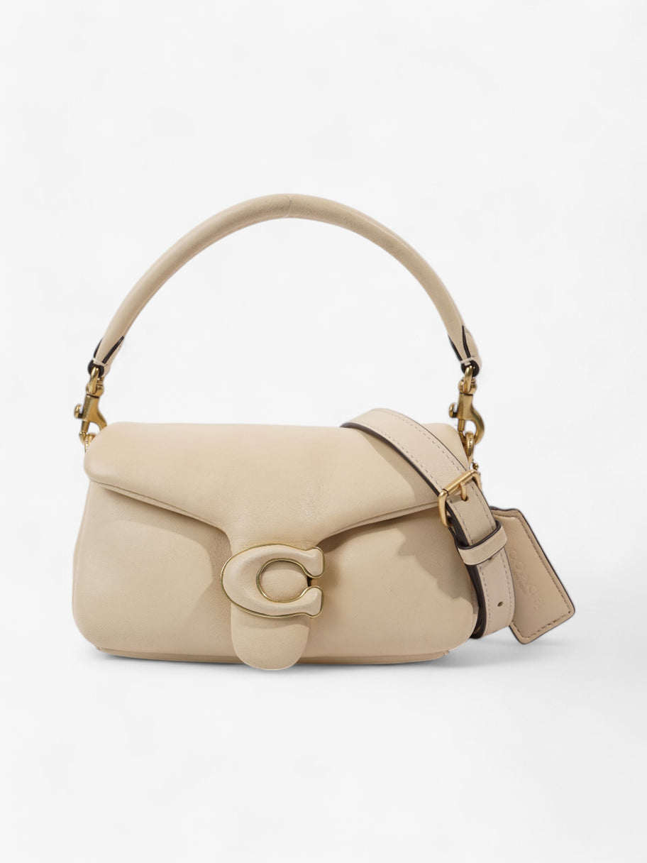 Coach Pillow Tabby Beige Nappa Leather 18 Image 1