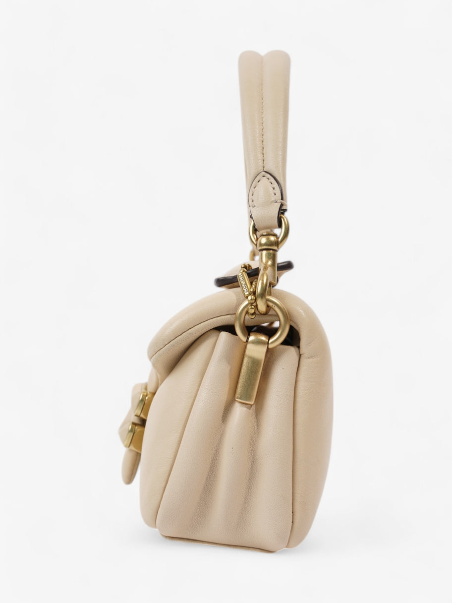 Coach Pillow Tabby Beige Nappa Leather 18 Image 3