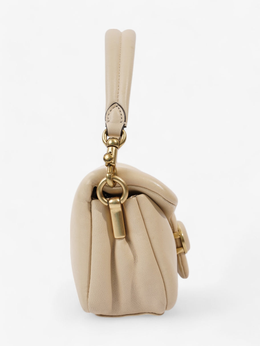 Coach Pillow Tabby Beige Nappa Leather 18 Image 5