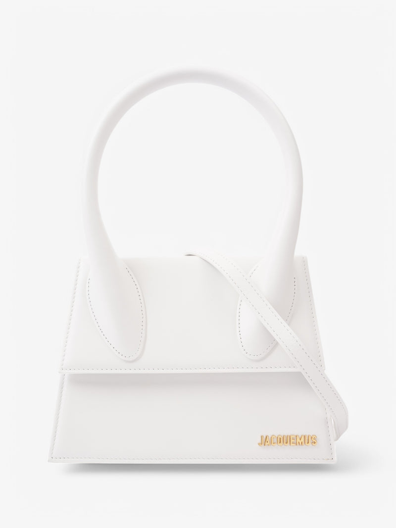  Jacquemus Le Chiquito White Leather Grande
