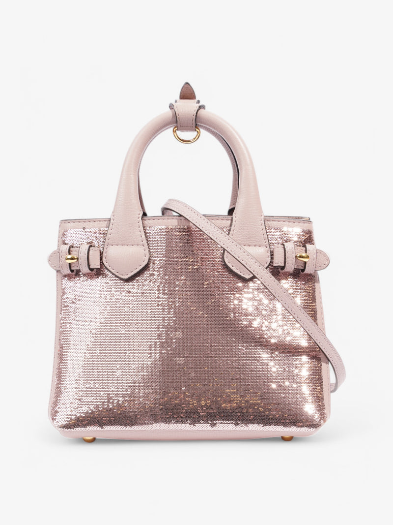  Burberry Banner Pink / Check Sequin Mini