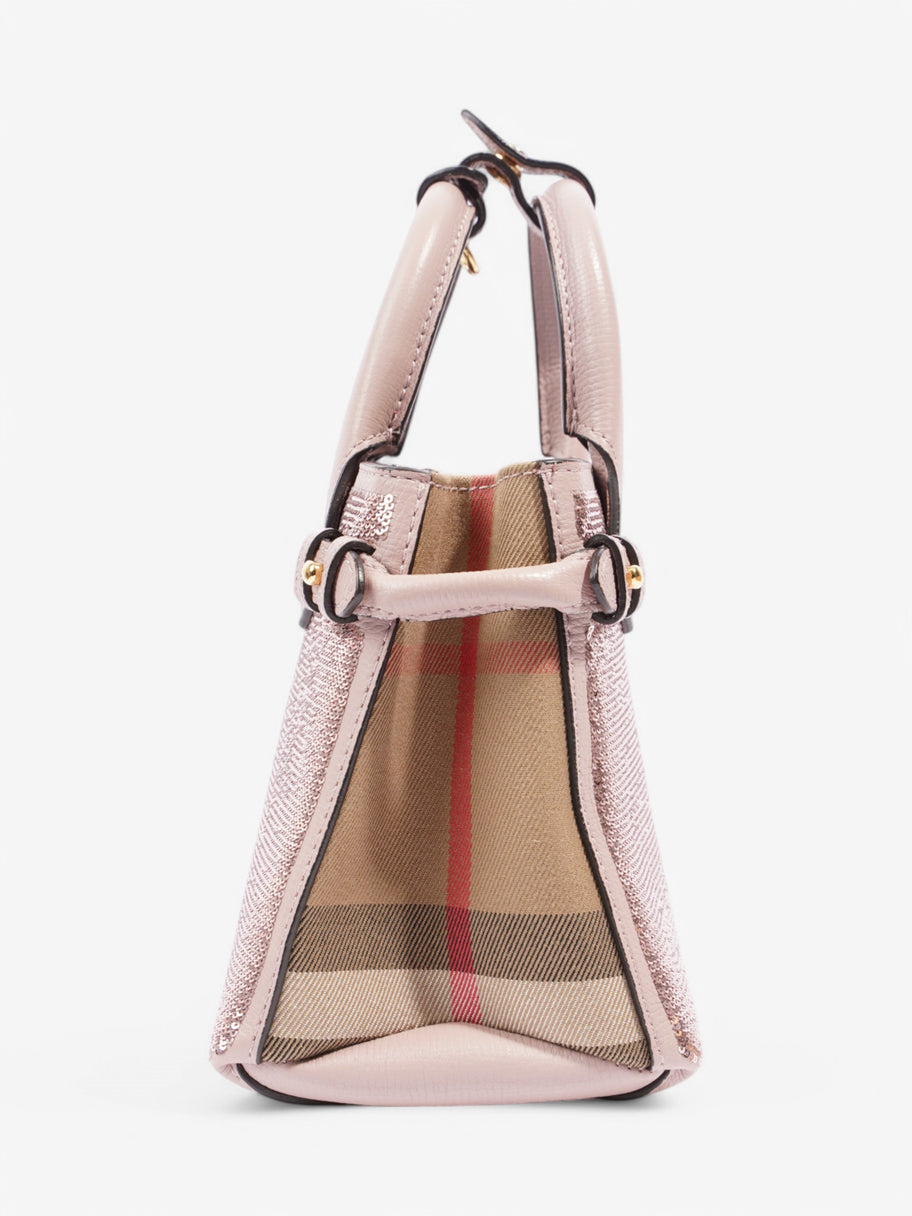 Burberry Banner Pink / Check Sequin Mini Image 3