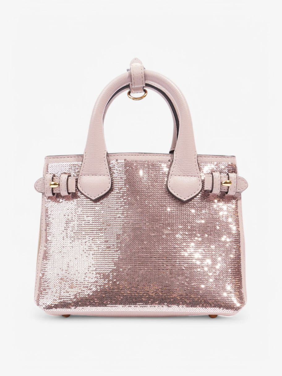 Burberry Banner Pink / Check Sequin Mini Image 4