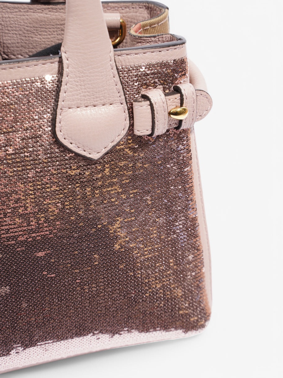 Burberry Banner Pink / Check Sequin Mini Image 7