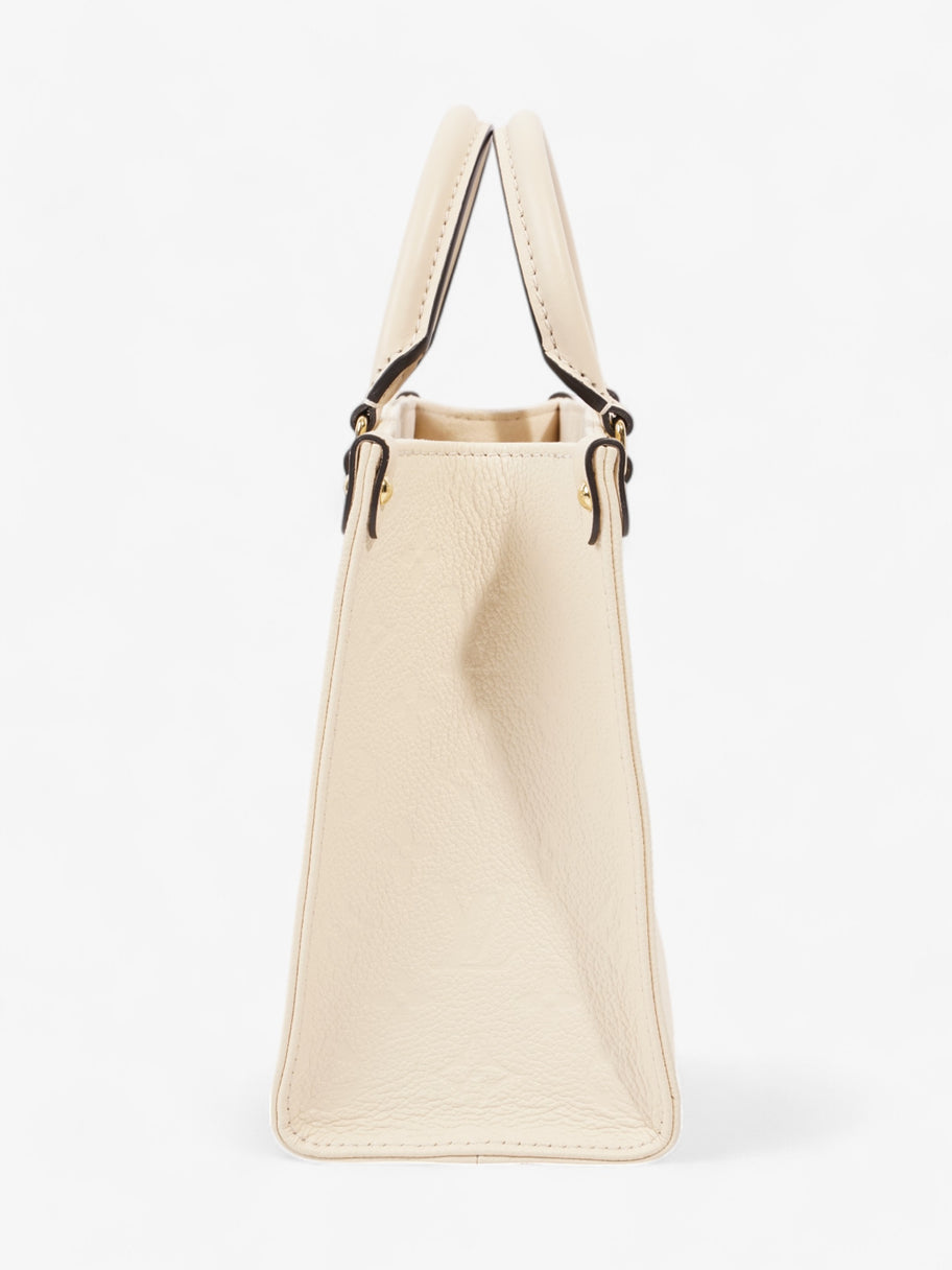 Louis Vuitton On the Go Creme Empreinte Leather PM Image 3