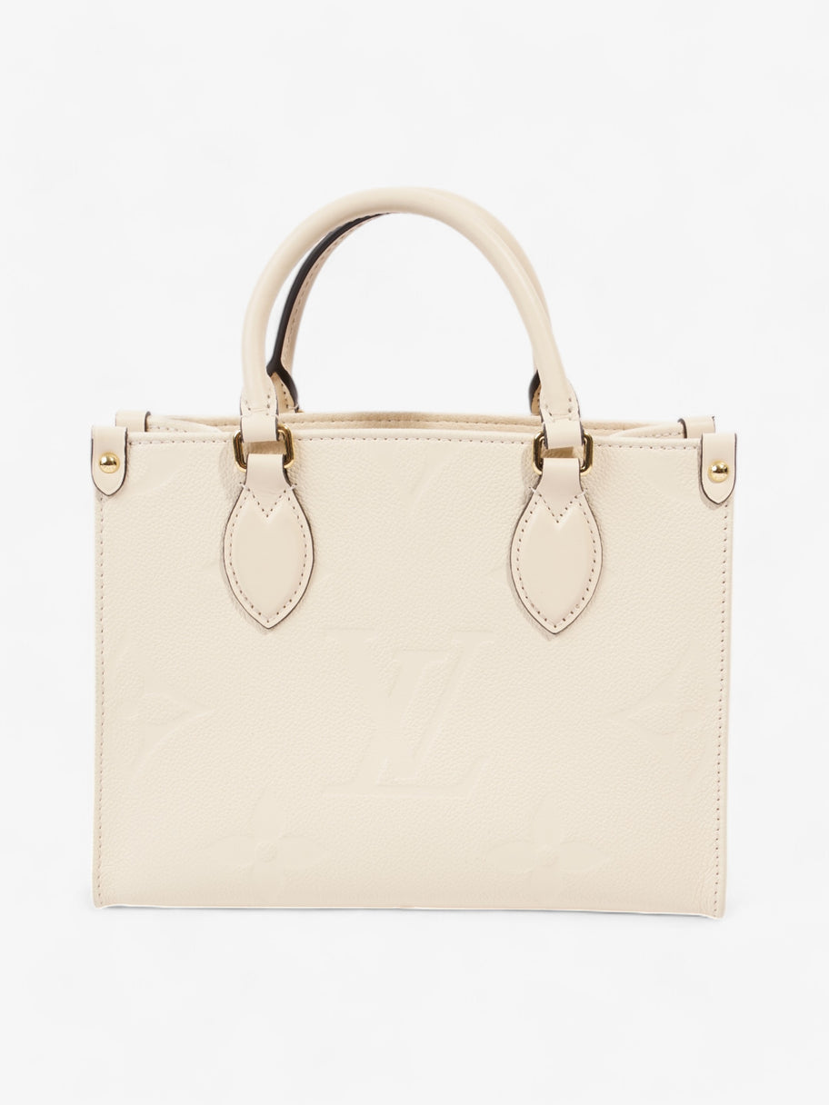 Louis Vuitton On the Go Creme Empreinte Leather PM Image 4