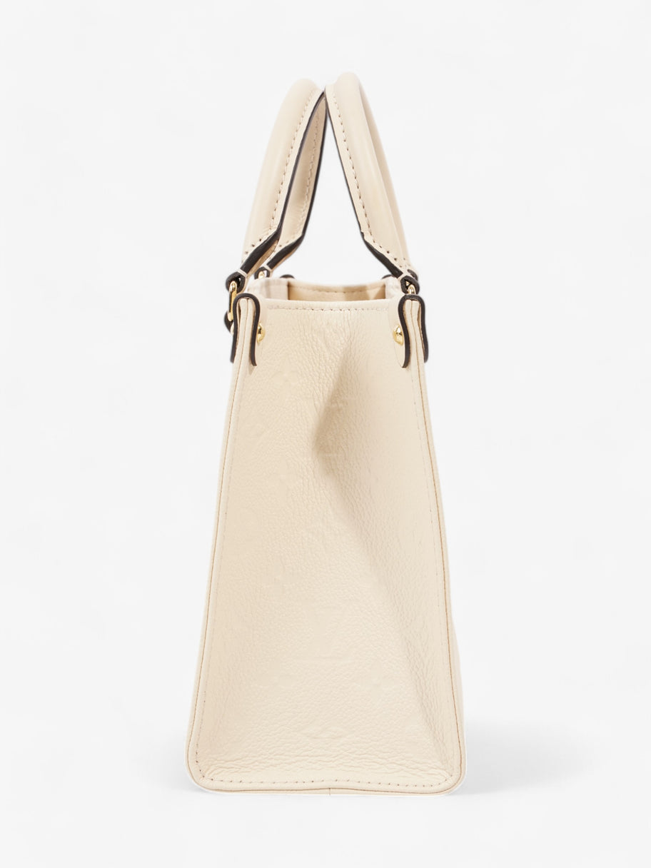 Louis Vuitton On the Go Creme Empreinte Leather PM Image 5