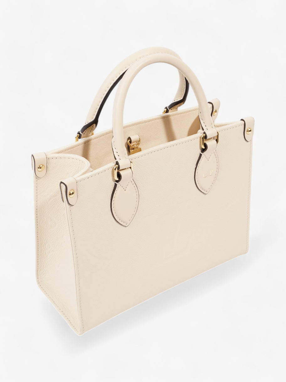 Louis Vuitton On the Go Creme Empreinte Leather PM Image 7