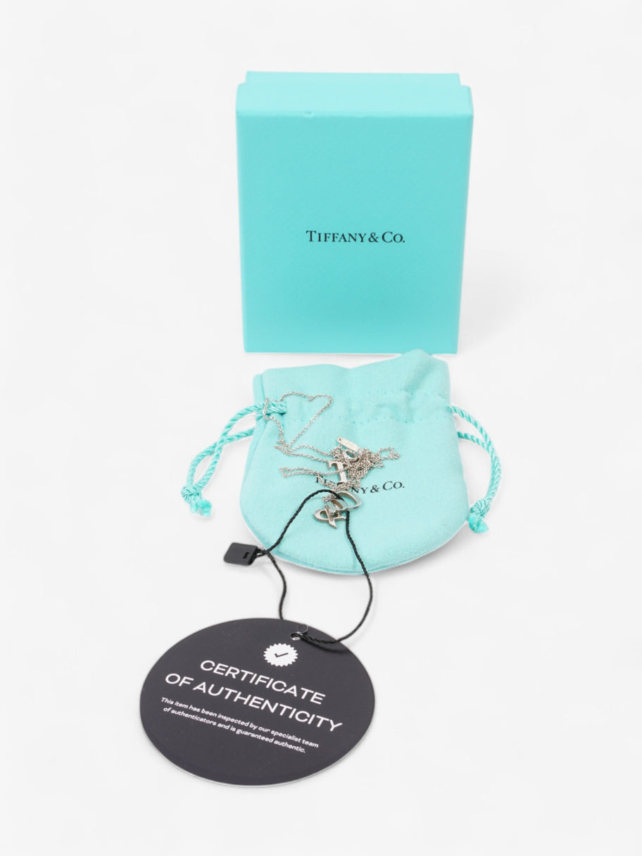 Tiffany and Co T&Co Drop Pendant Necklace Silver Silver Sterling Image 5