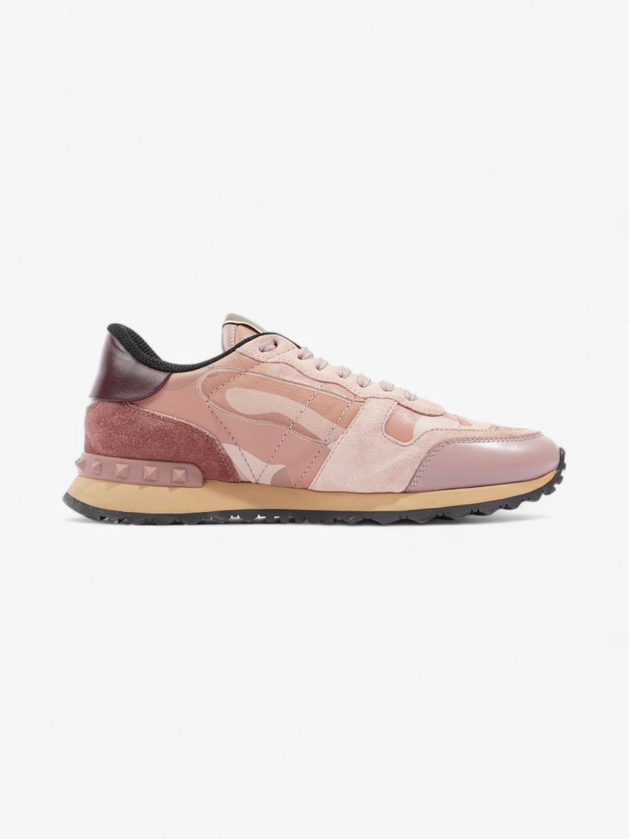 Valentino Rockrunner Sneakers Pink Camo / Maroon  Suede EU 39 UK 6 Image 4