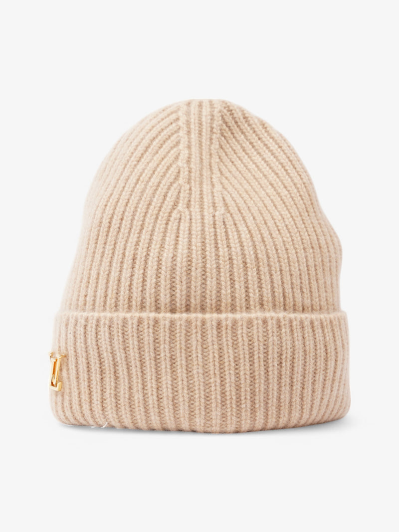  Louis Vuitton LV Spark Beanie Beige  Cashmere