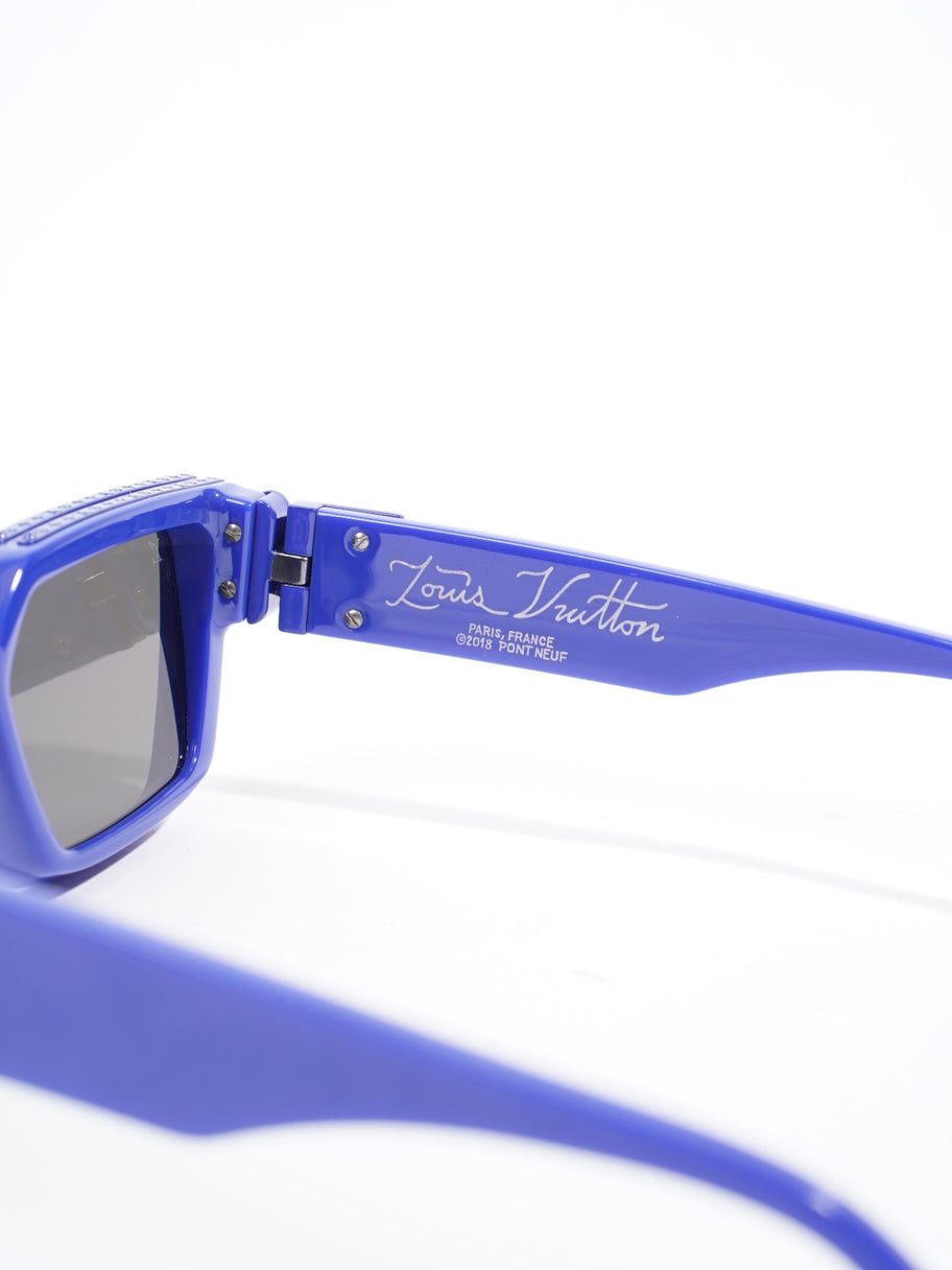 Louis Vuitton 1.1 Millionaires Sunglasses Blue Acetate 145mm Image 5