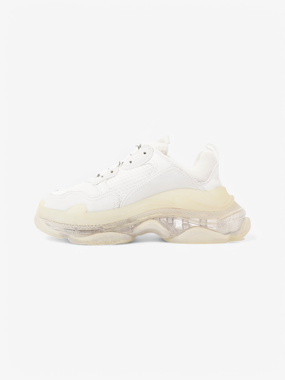 Balenciaga Triple S Clear Sole White  / Black Mesh EU 37 UK 4 Image 3