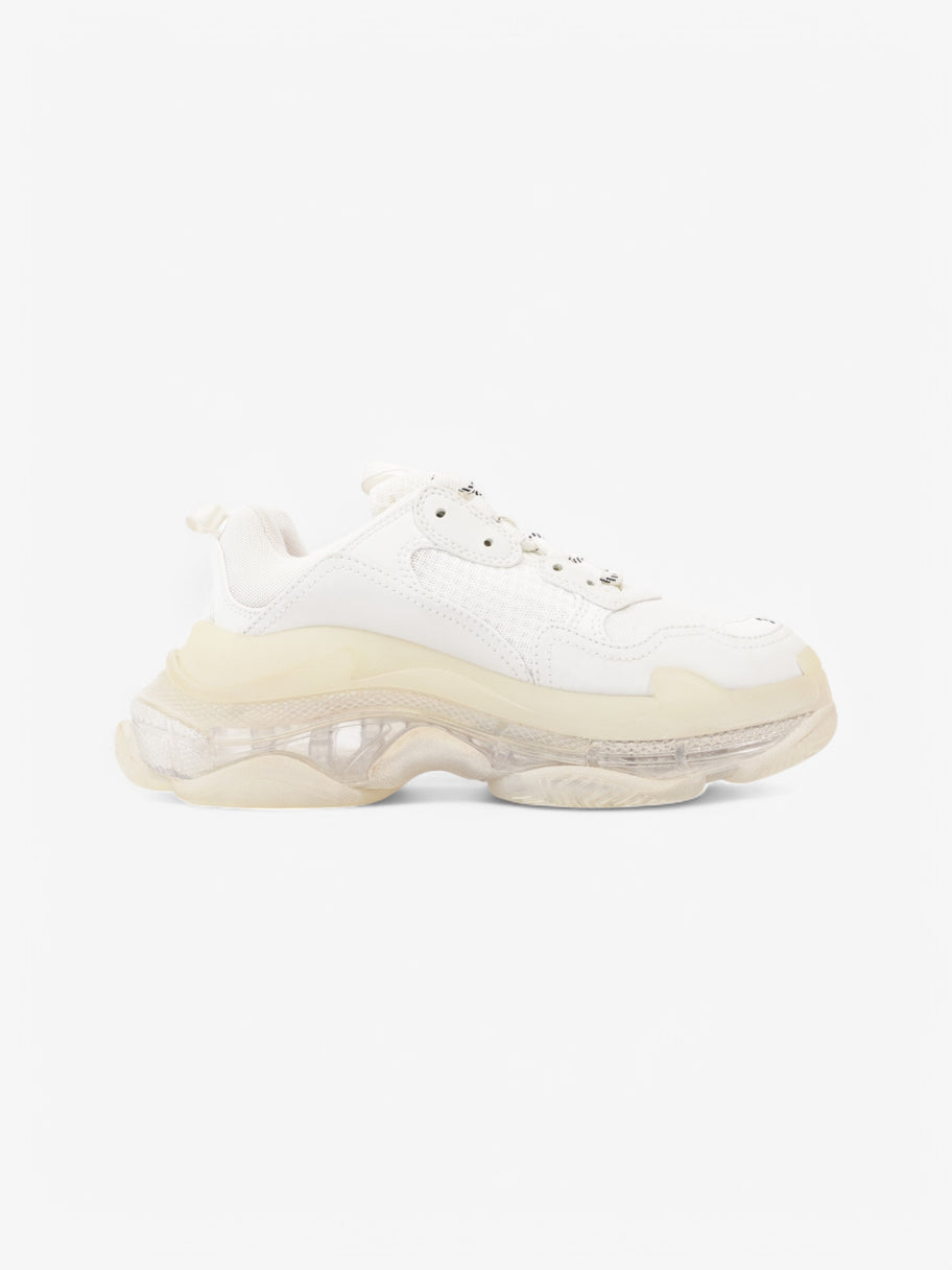 Balenciaga Triple S Clear Sole White  / Black Mesh EU 37 UK 4 Image 4