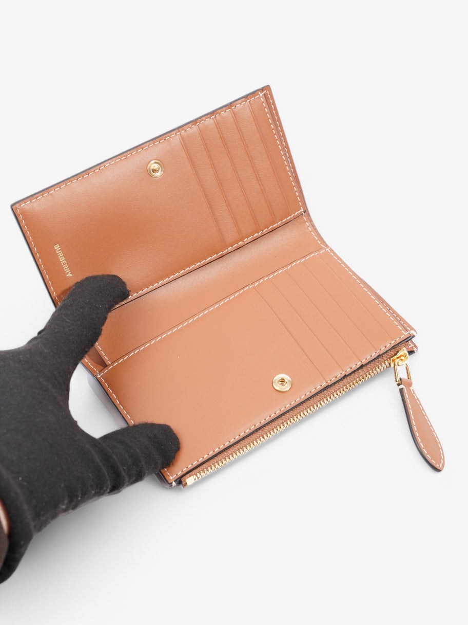 Burberry Bi-Fold  Long Wallet Check Coated Canvas Image 4