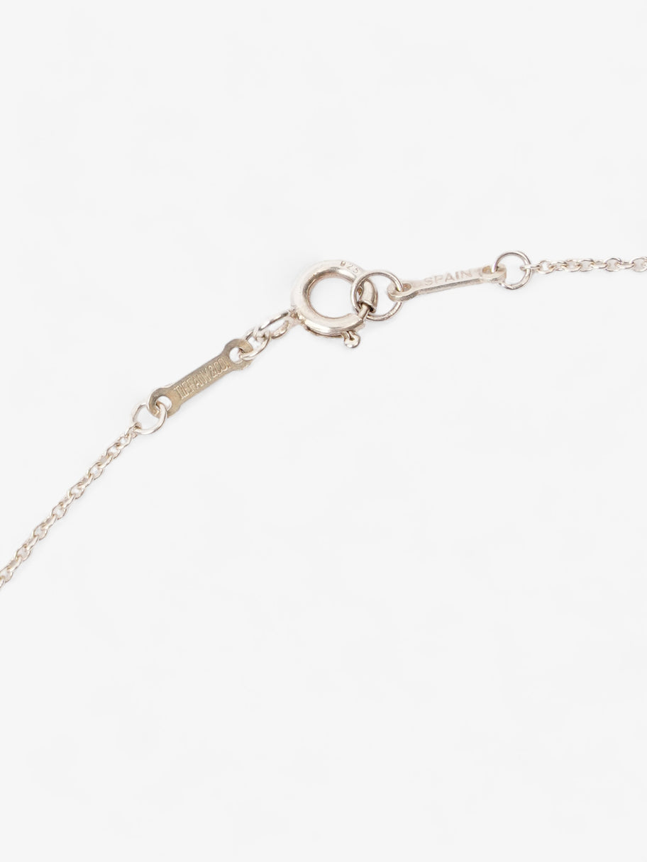 Tiffany and Co Elsa Peretti Open Heart Pendant Necklace Silver Silver Sterling 16mm Image 3