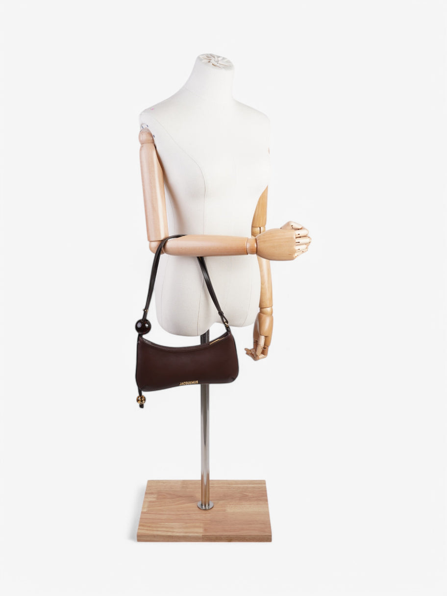 Jacquemus Le Bisou Perle Medium Brown Leather Image 2