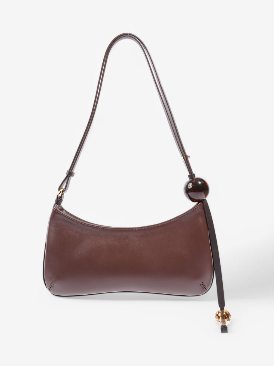 Jacquemus Le Bisou Perle Medium Brown Leather Image 4