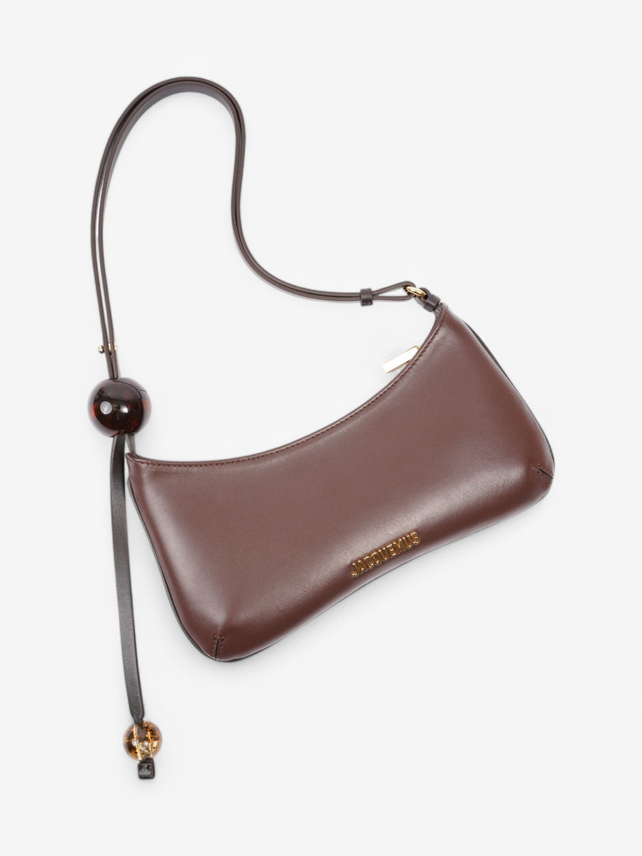 Jacquemus Le Bisou Perle Medium Brown Leather Image 6