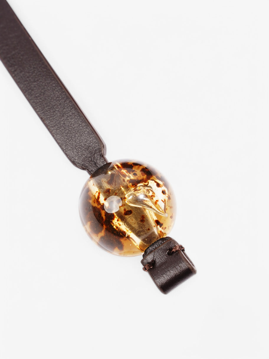 Jacquemus Le Bisou Perle Medium Brown Leather Image 7