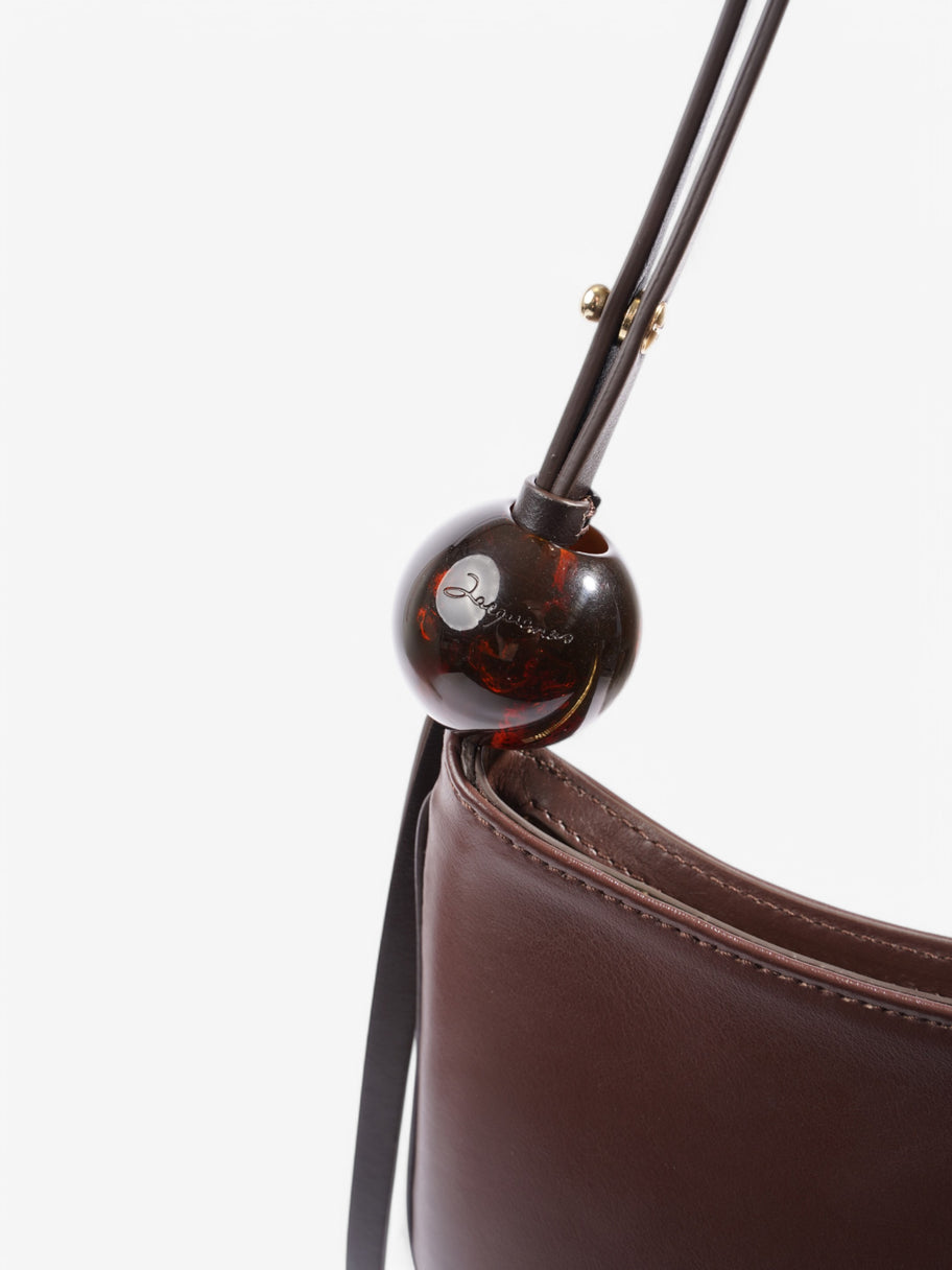 Jacquemus Le Bisou Perle Medium Brown Leather Image 8