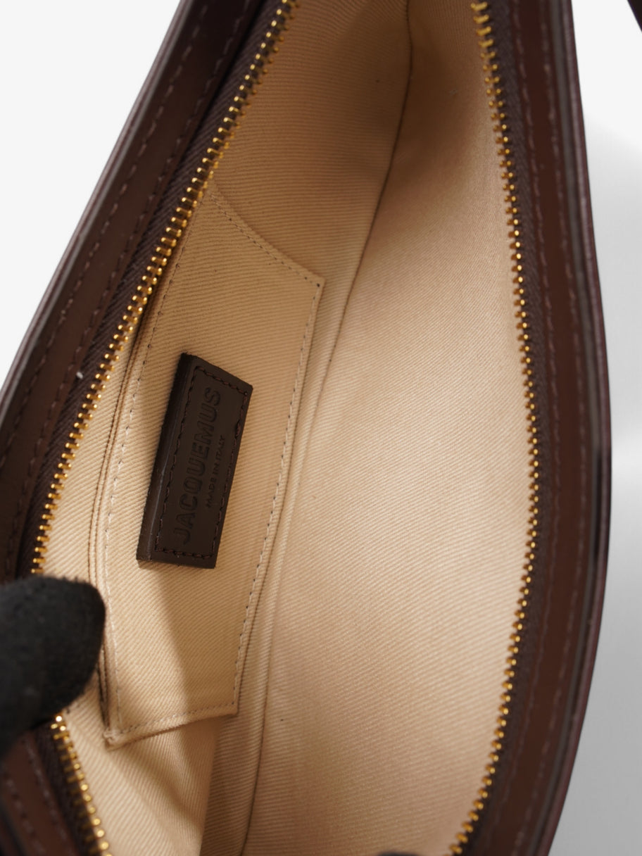 Jacquemus Le Bisou Perle Medium Brown Leather Image 9