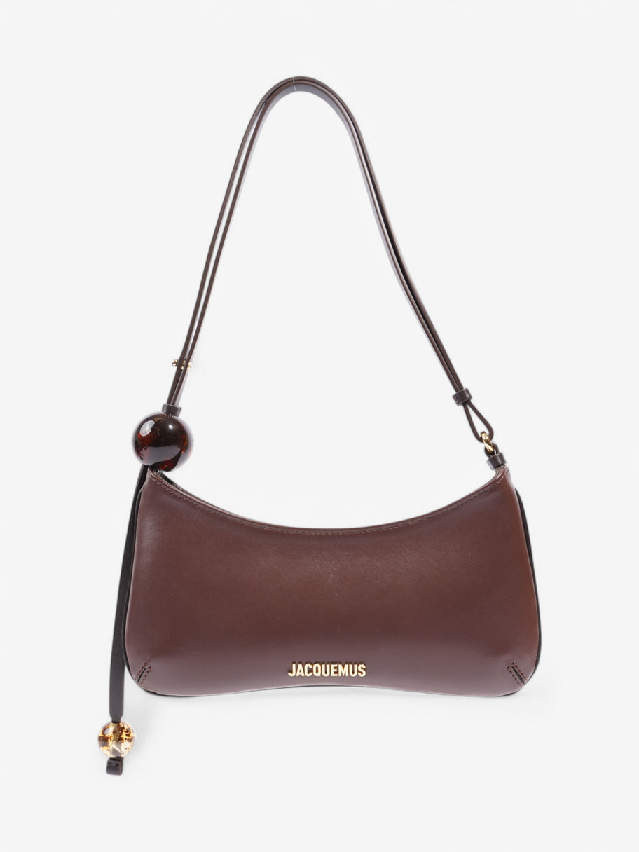 Jacquemus Le Bisou Perle Medium Brown Leather Image 1