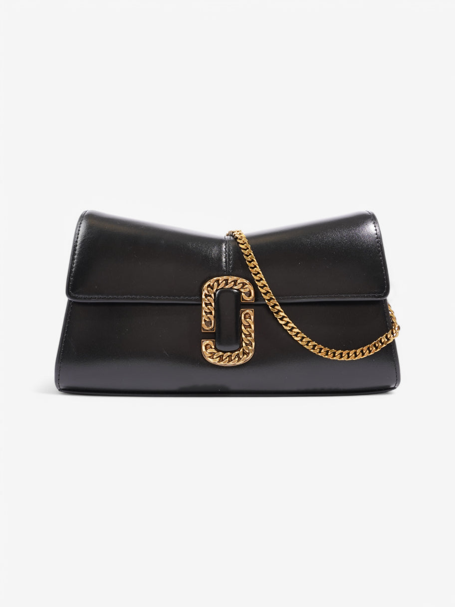 Marc Jacobs The St. Marc Convertible Clutch Black Leather Image 1