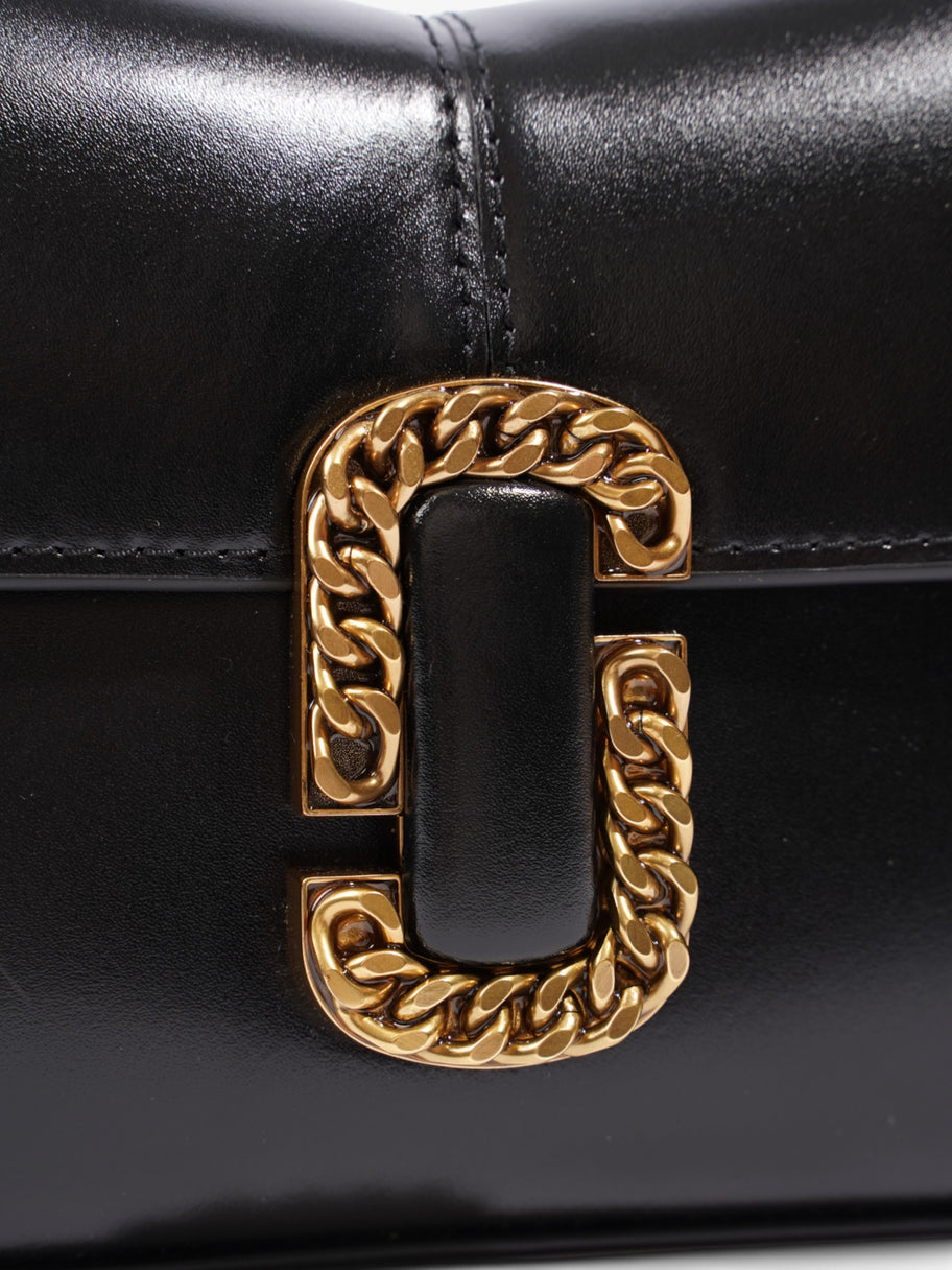 Marc Jacobs The St. Marc Convertible Clutch Black Leather Image 7