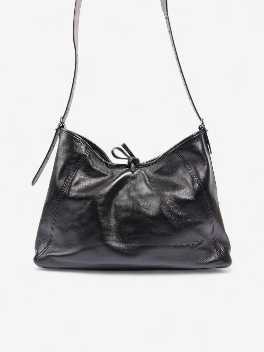 Louis Vuitton CarryAll Vibe Black / Monogram Leather MM Image 4