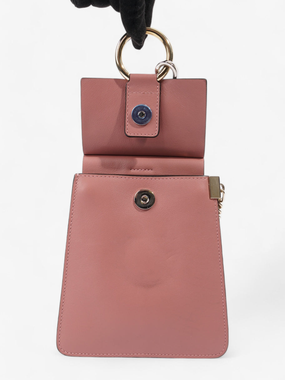 Chloe Faye Bracelet Bag Dusty Pink Leather Mini Image 8
