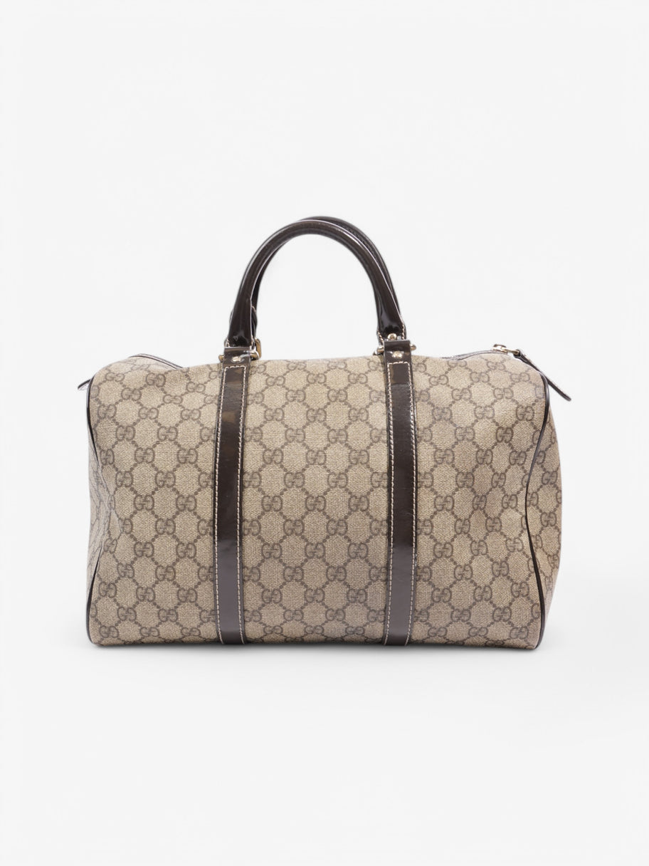 Gucci Boston Bag Supreme / Brown Coated Canvas Image 4
