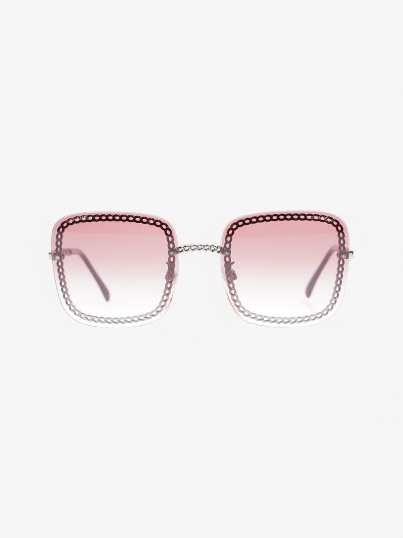  Chanel Square Sunglasses Purple Base Metal 140mm