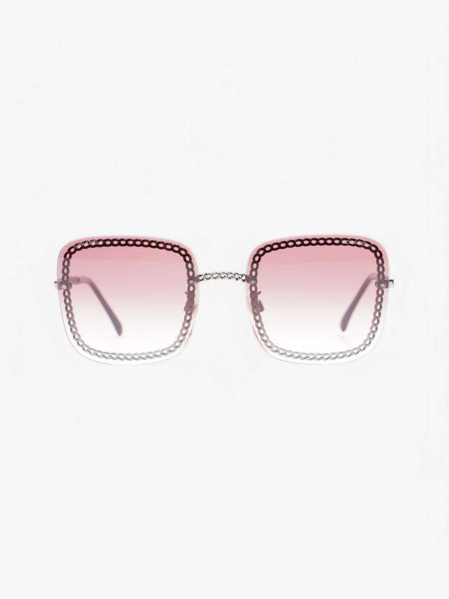 Chanel Square Sunglasses Purple Base Metal 140mm Image 1