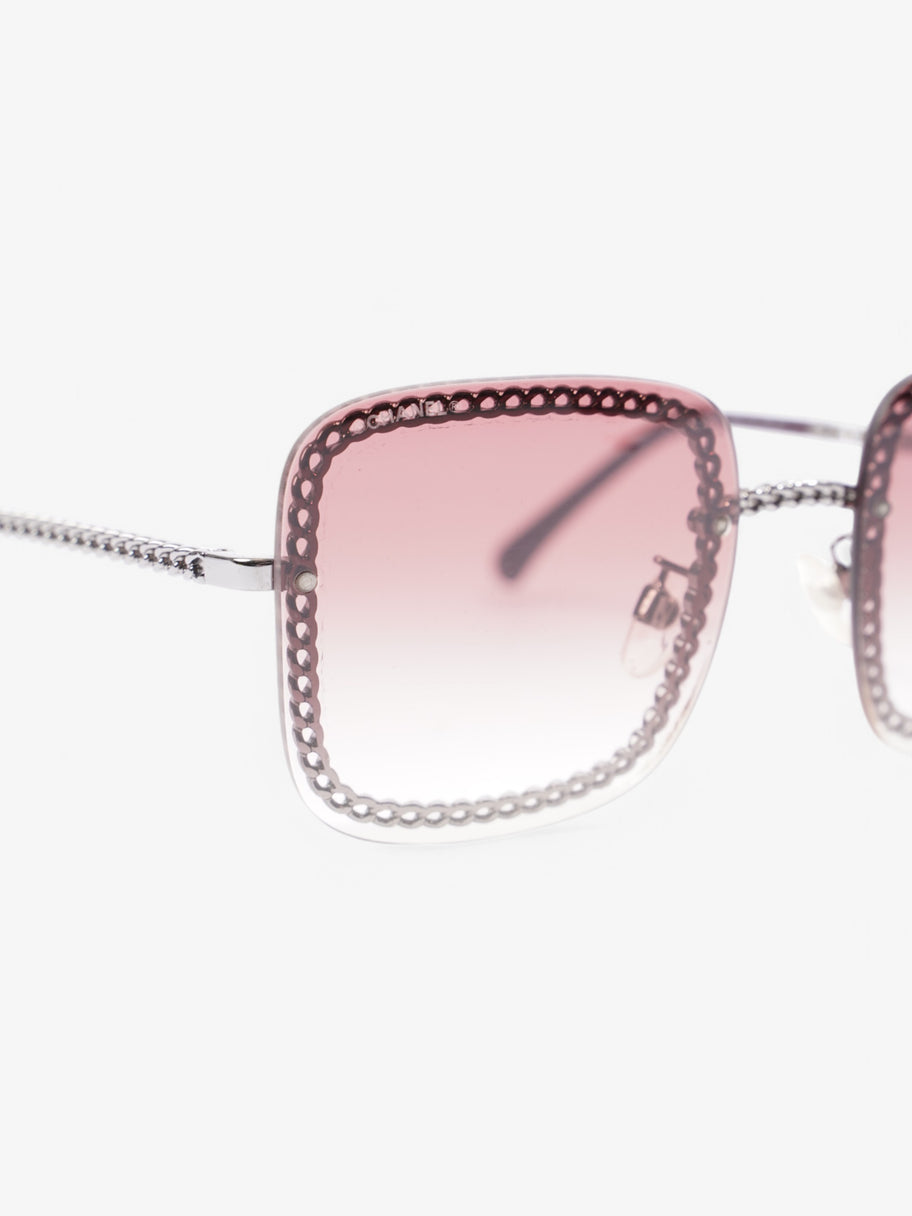 Chanel Square Sunglasses Purple Base Metal 140mm Image 5