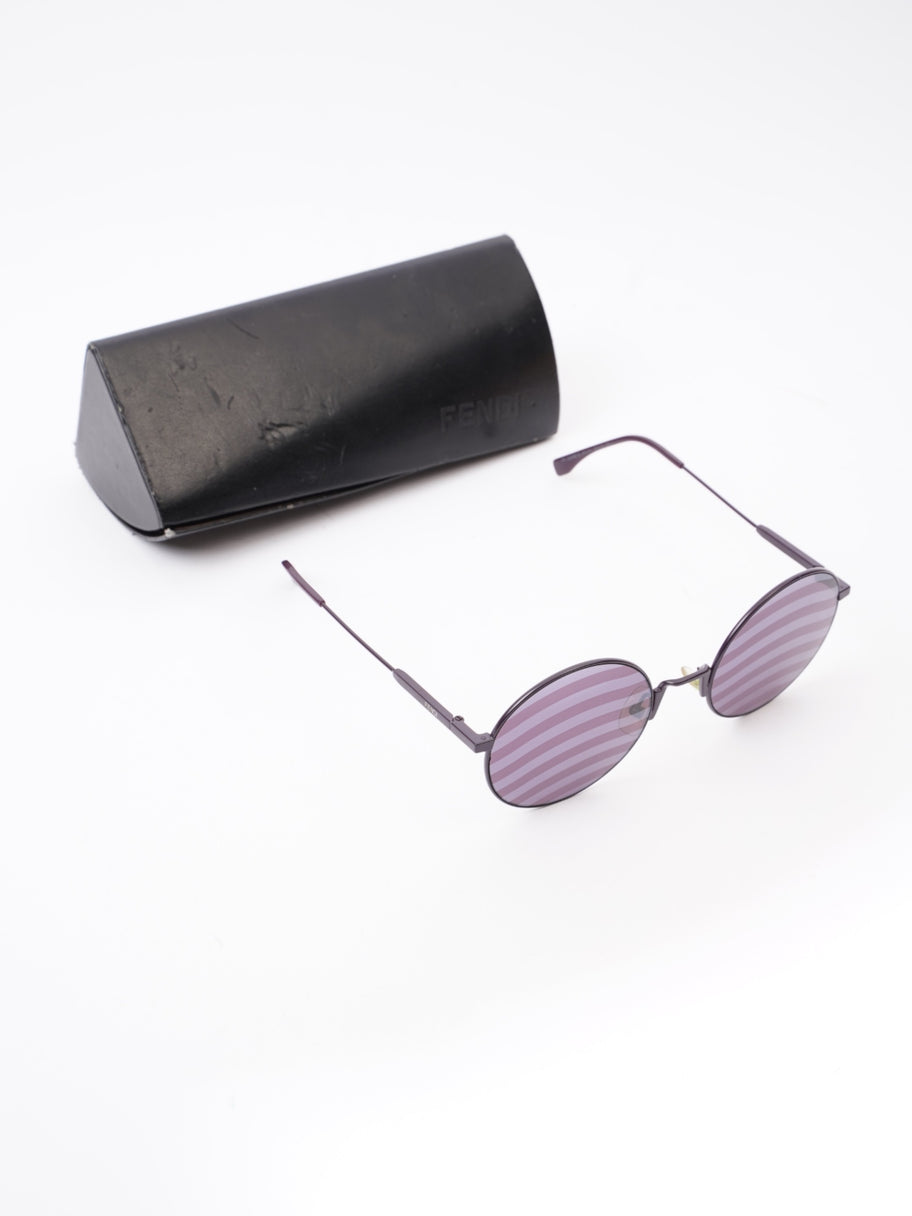 Fendi Waves Sunglasses Purple Base Metal Image 7