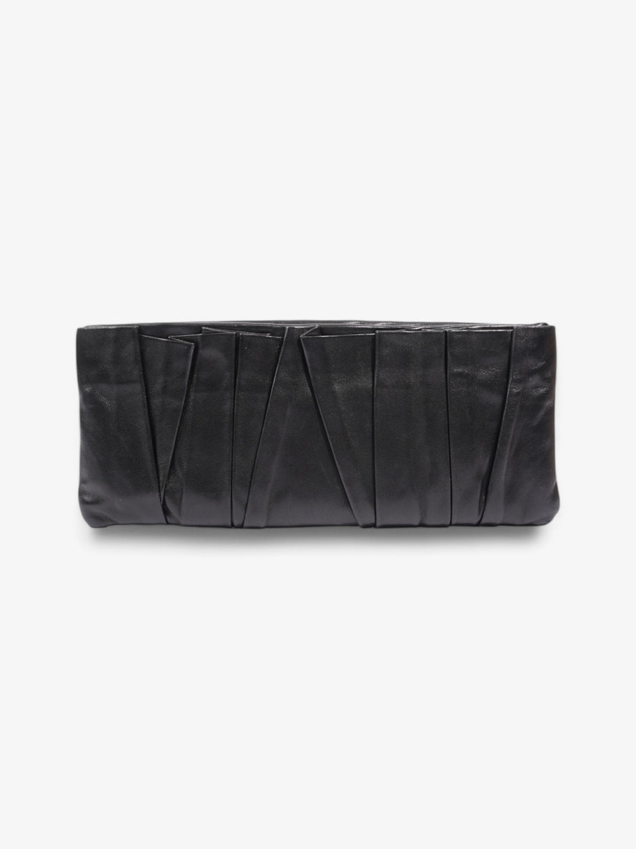 Prada Clutch Black Leather Image 4